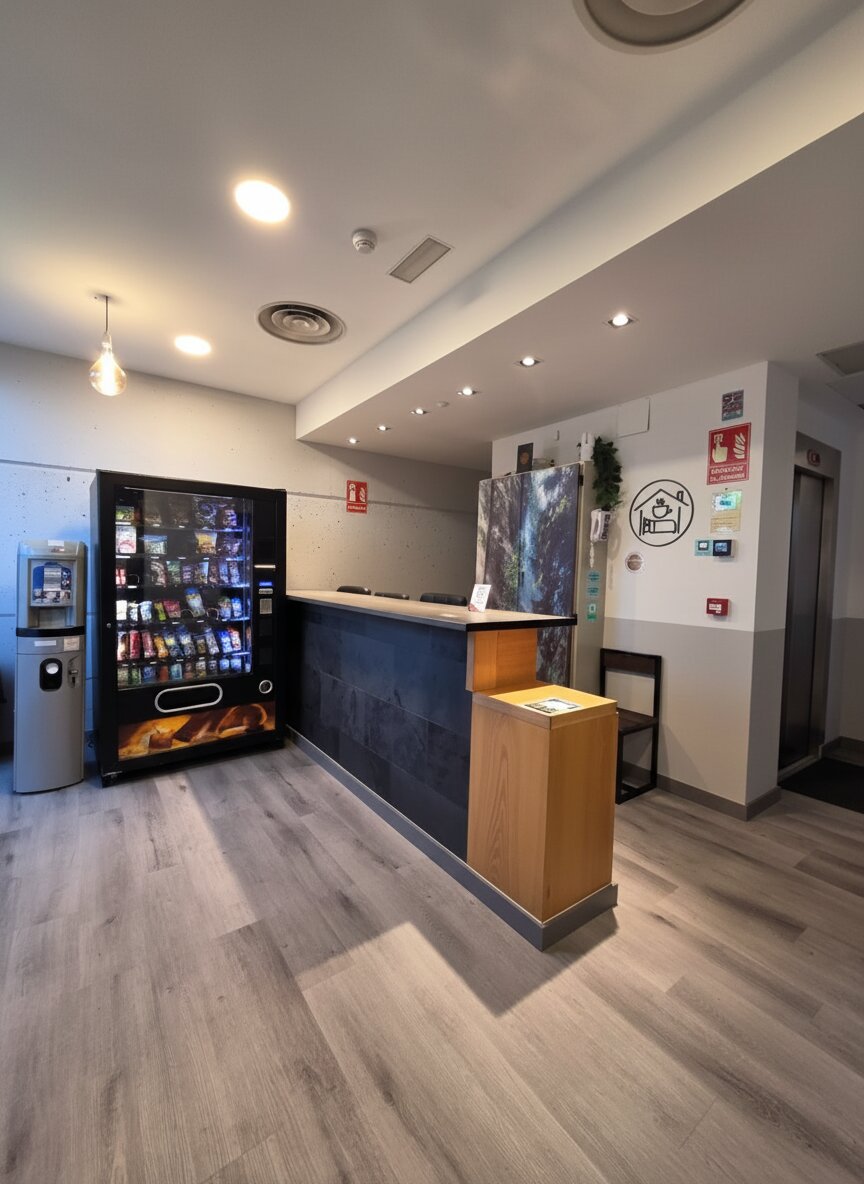 Recepción del Hostal NANA
