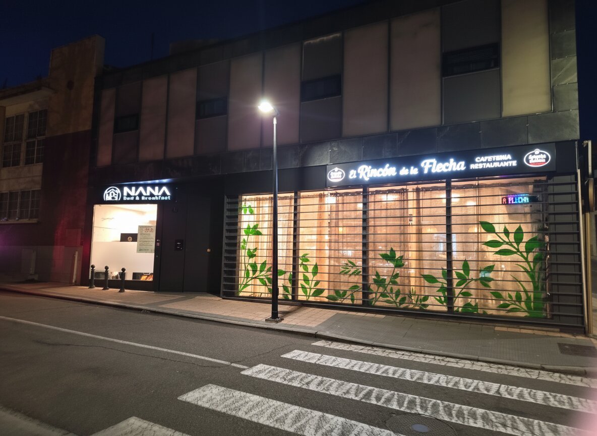 Fachada del Hostal NANA en Valladolid